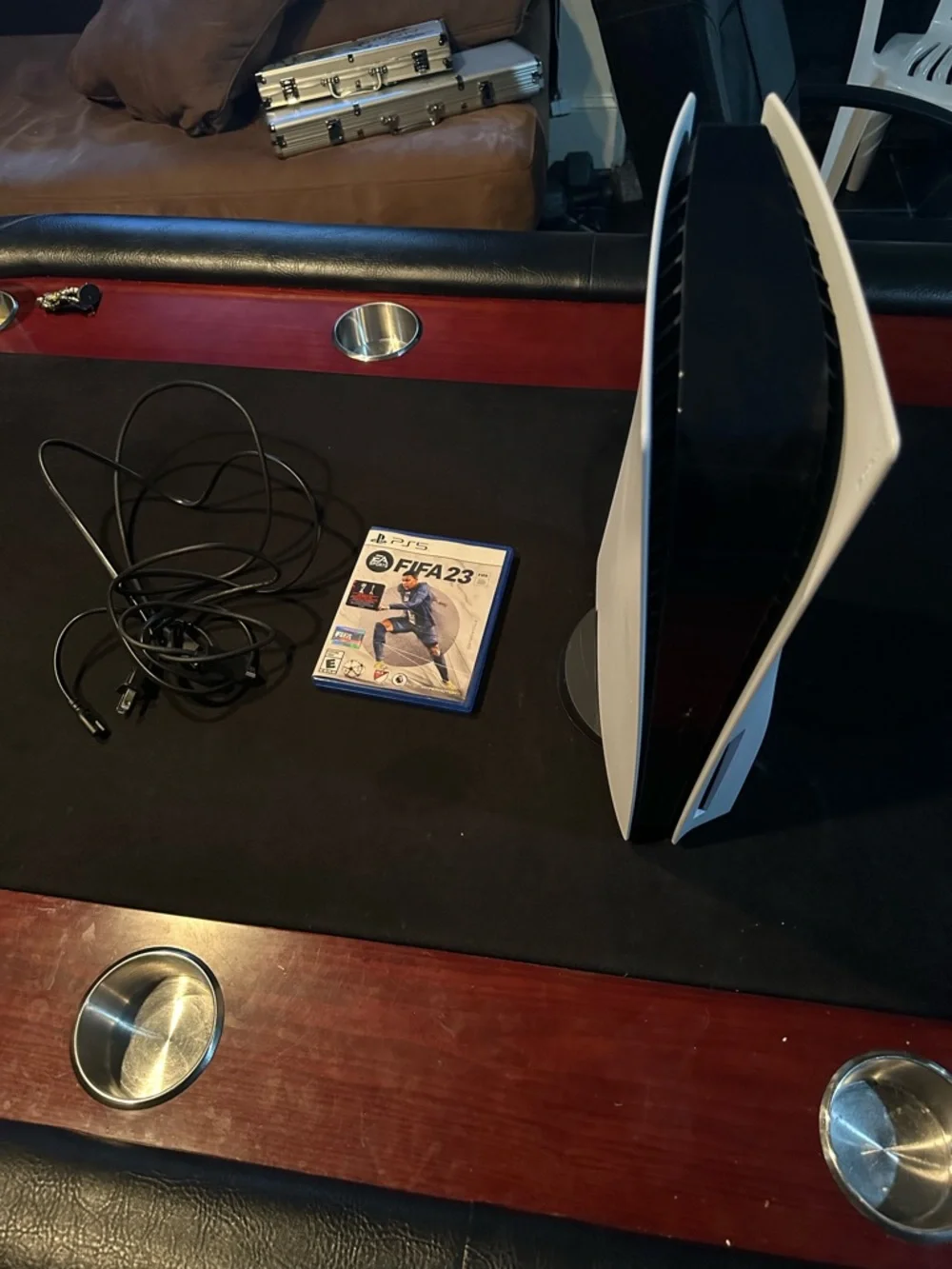 Sony PlayStation 5 Console with FIFA 23 - White and Black